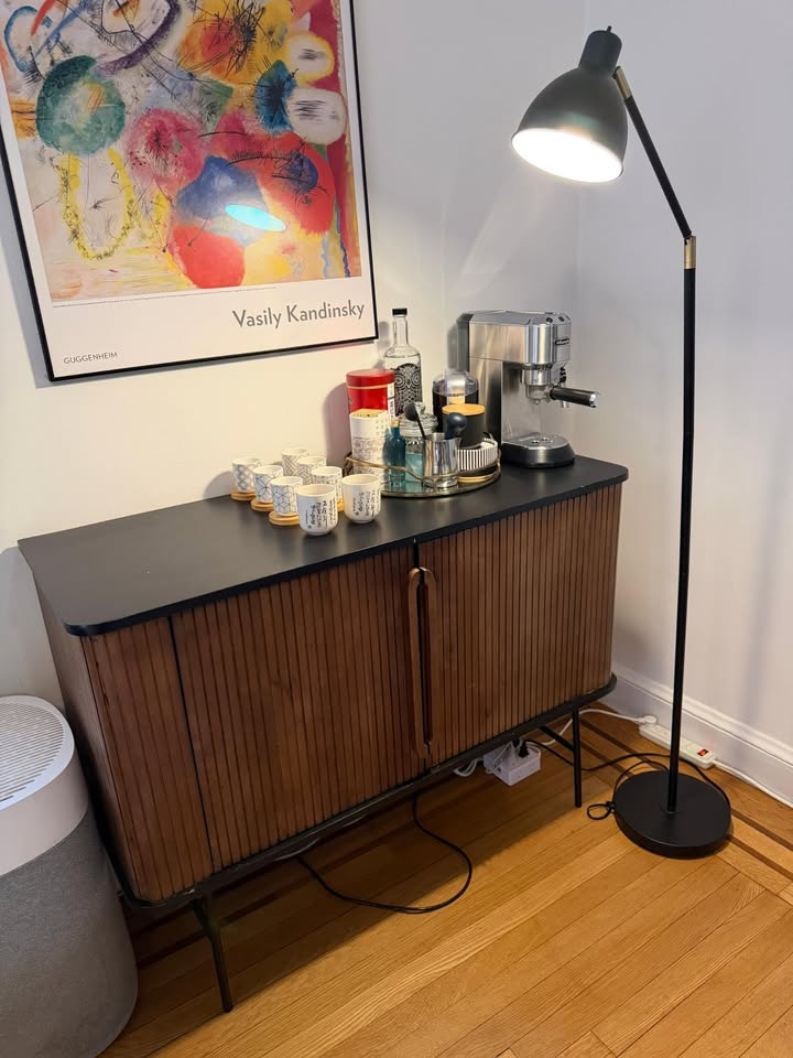 Mid-century Modern Buffet with 4 Shelves - photo 4