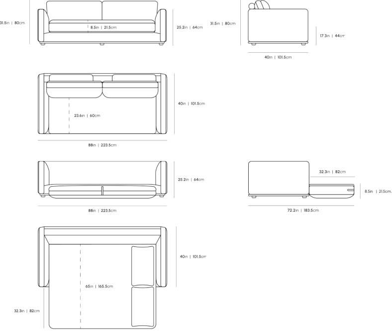 Stylish Milo Sleeper Sofa from Rove Concepts - photo 5