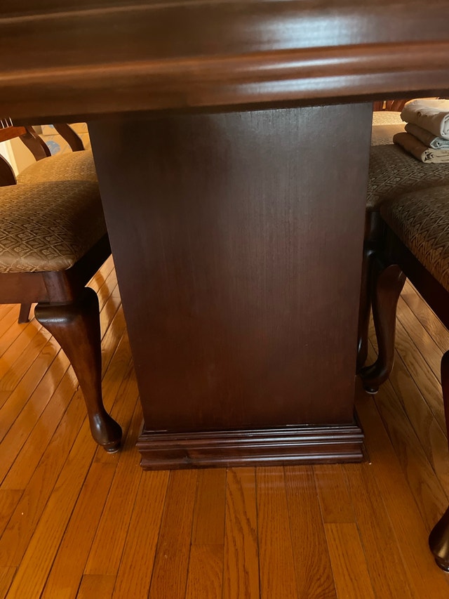 Solid Wood Dining Table with 12 Chairs - Custom Made - photo 2