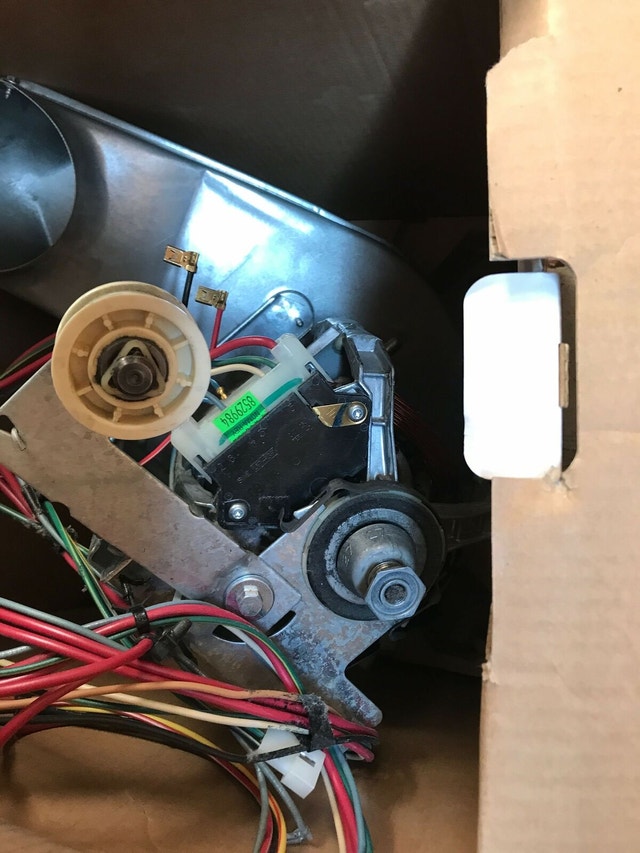Maytag/Whirlpool Dryer Motor and Blower Unit w/ Wiring - photo 3