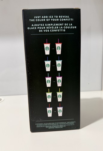 Starbucks Reusable Color Changing Confetti Cold Cups (5 Pieces) - photo 2