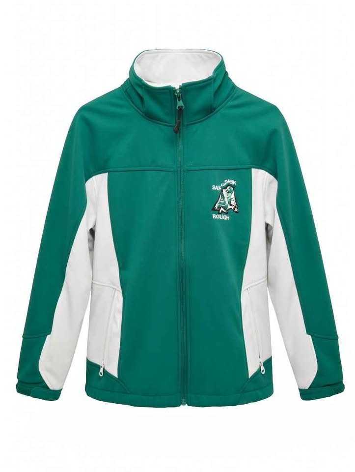 Saskatchewan Roughriders Green Zip Jacket – Size Large
