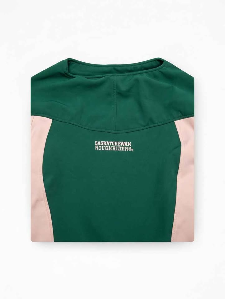 Saskatchewan Roughriders Green Zip Jacket – Size Large - photo 5