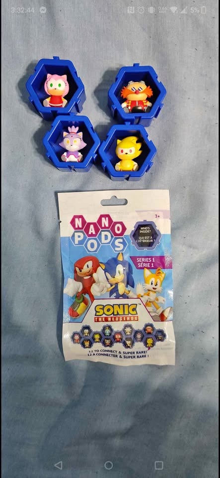 Sonic Nanopod Figurines