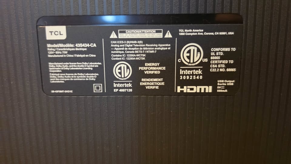 TCL 43" 4K UHD HDR Smart Android TV (Excellent) - photo 2