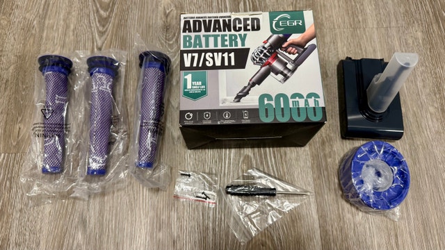 EGR Advanced Battery for Dyson V7/SV11 + Filters & Dock