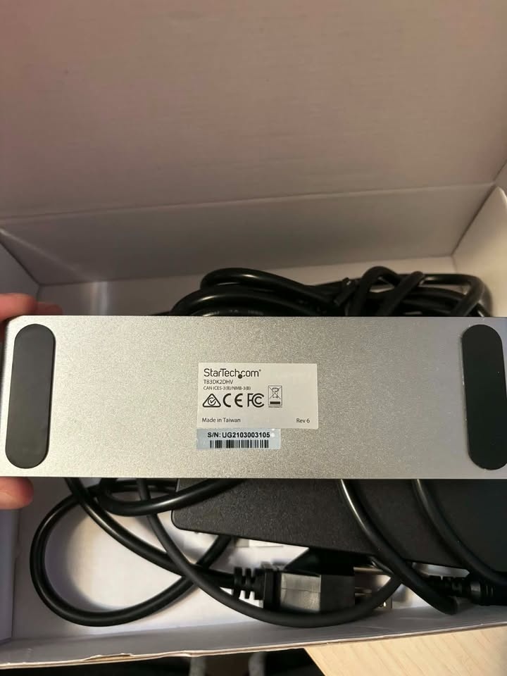 StarTech Thunderbolt 3 Dock TB3DK2DHV Dual 4K Dock - photo 2