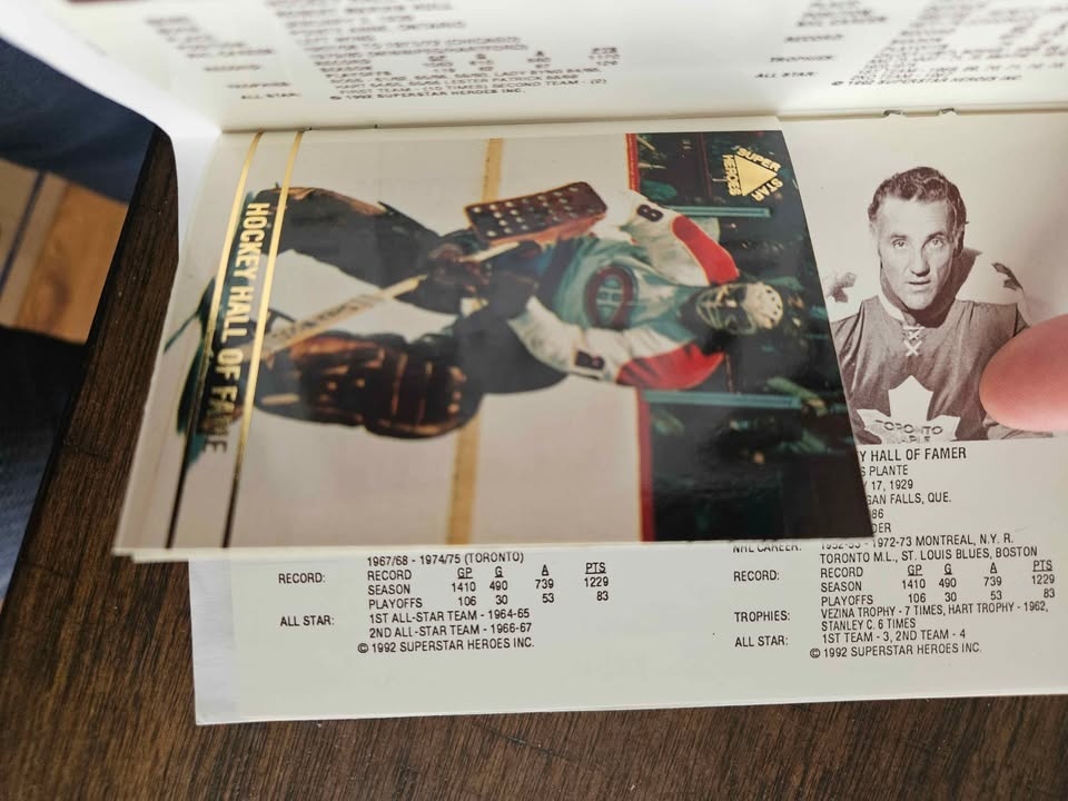 Super Star Heroes Hockey Price Guide with 12 Cards - 1992-1993 - photo 4