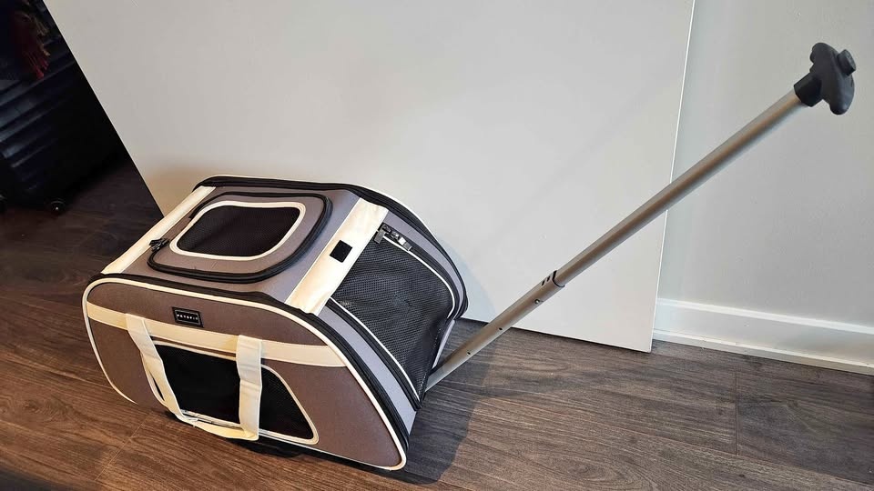 Petsfit Large Pet Carrier with Wheels