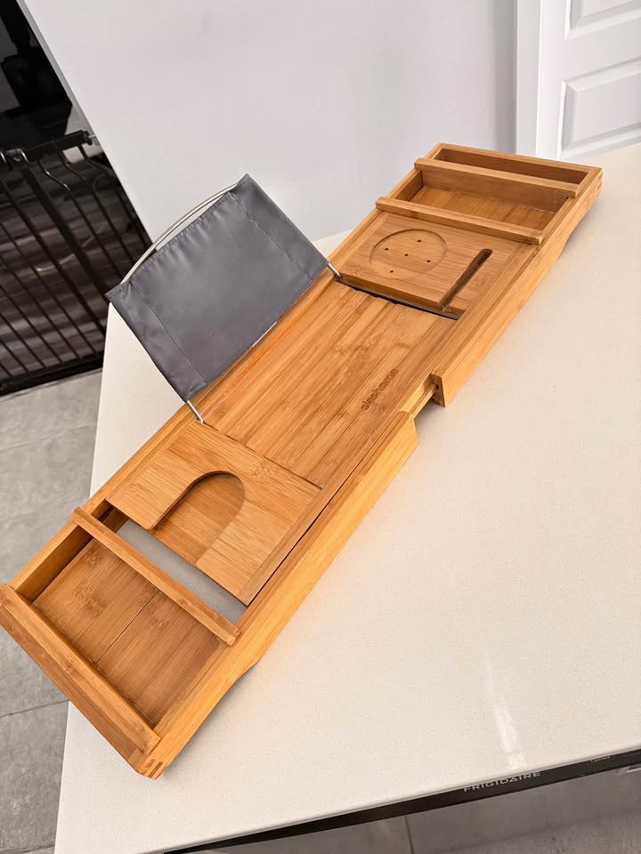 Bamboo Bathtub Caddy Tray