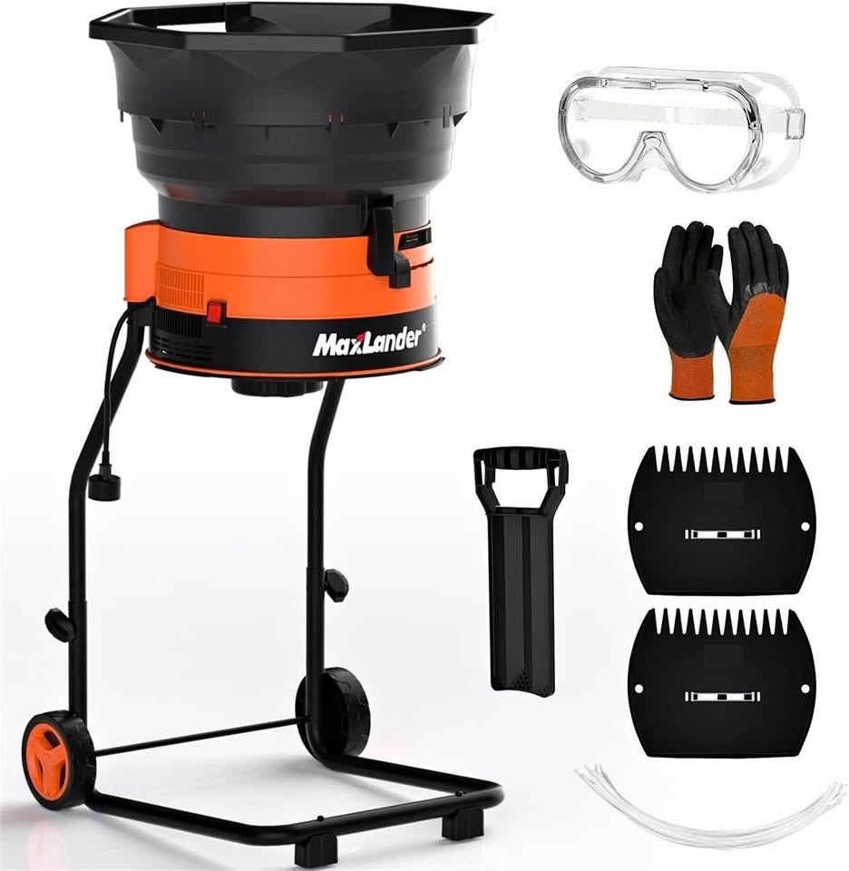 MAXLANDER Electric Leaf Mulcher/Shredder