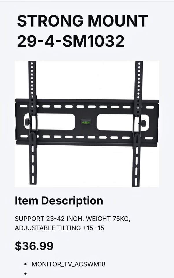 STRONG MOUNT FOR TV FOR SALE !!!!