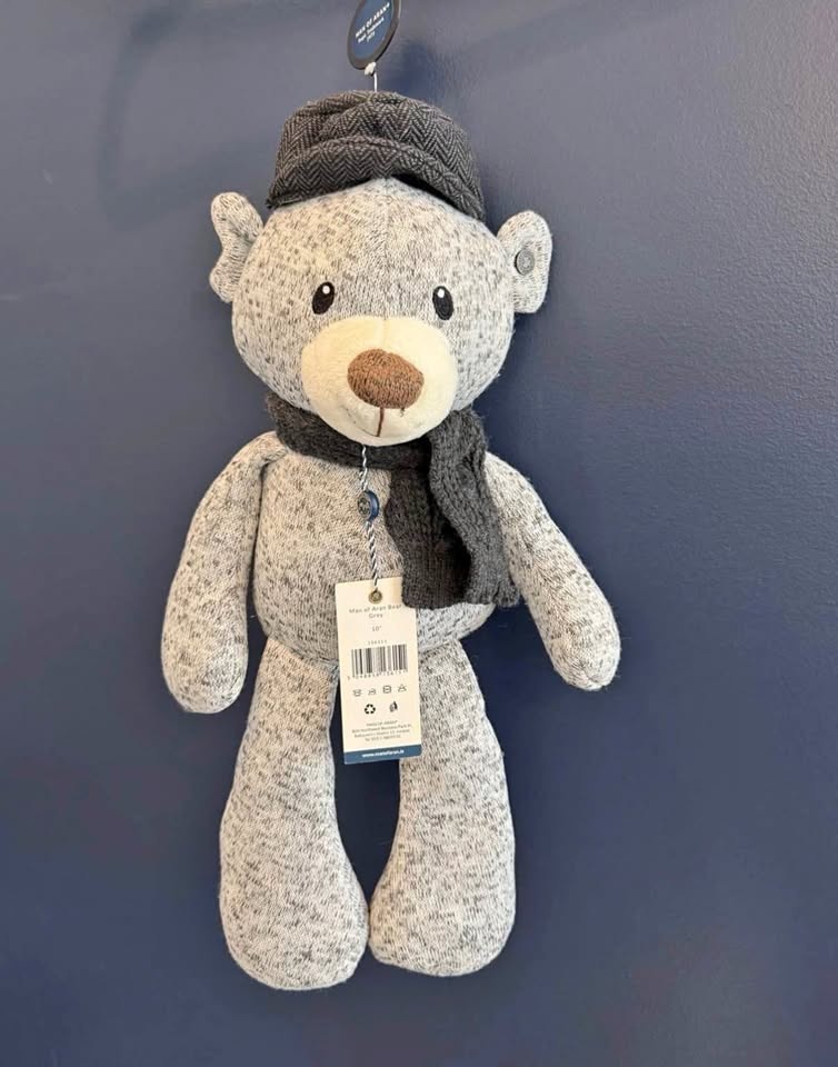 NWT Man Of Aran (Irish) Bear 17” Standing Shamrock Ear☘️ $15