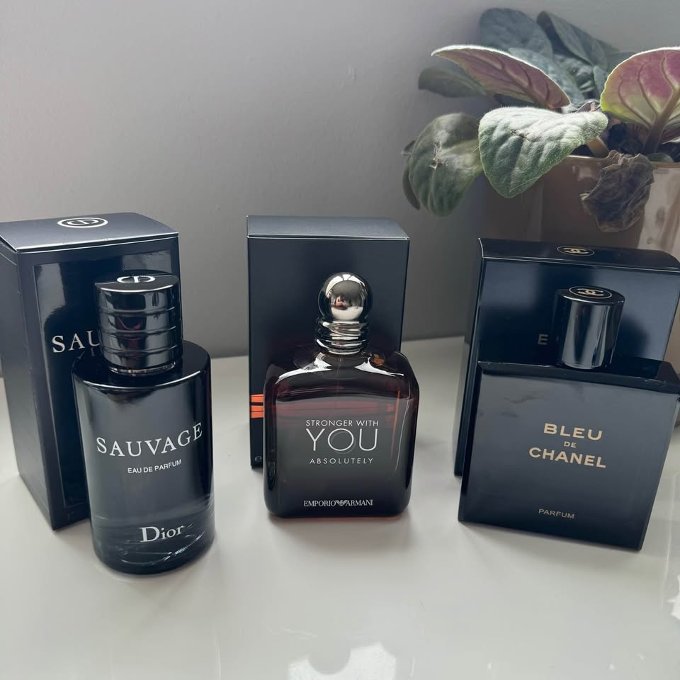 Dior Sauvage, Stronger With You, Bleu De Chanel Perfumes