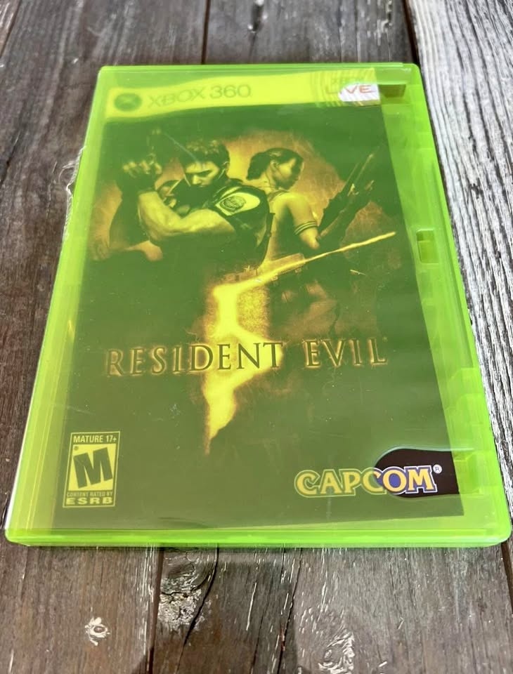 Resident Evil 5 (Xbox 360, 2009) CIB