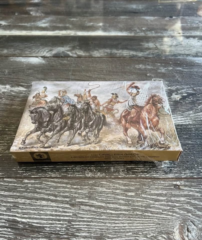 Vintage Waterloo 1815 Greek Cavalry 1/72 Scale Toy Soldier - photo 2