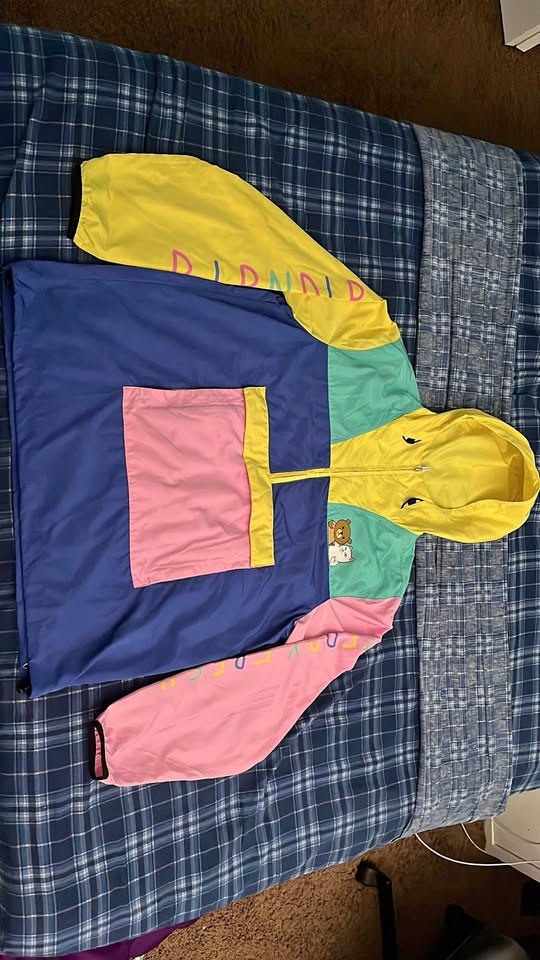 Ripndip x Teddy Fresh 1/2 Zip Hooded Windbreaker