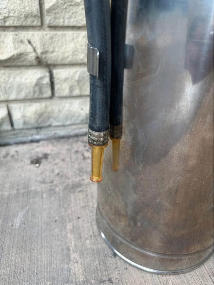 Vintage 1979 FLAG Stainless Steel Fire Extinguisher - photo 4