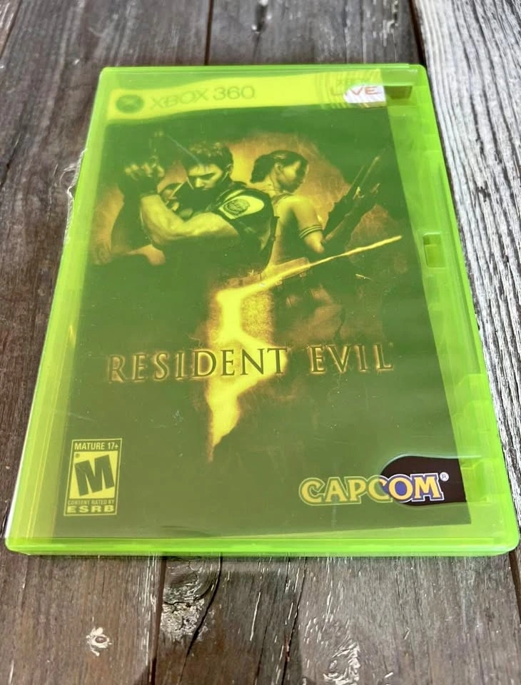 Resident Evil 5 (Xbox 360, 2009) CIB