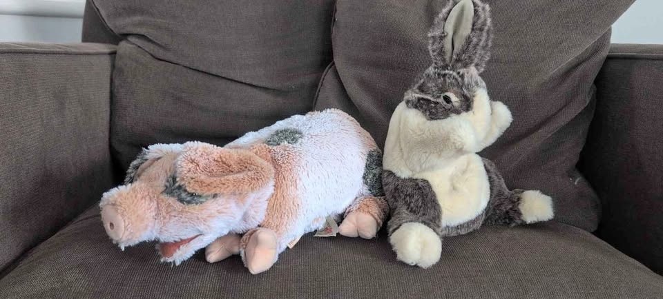 2 Folkmanis Puppets