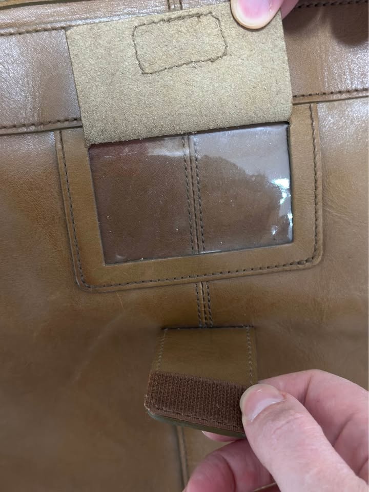 LEATHER WEEKENDER DUFFLE BAG BANANA REPUBLIC - photo 5