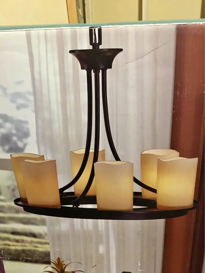 Brand New 6 light chandelier thumbnail