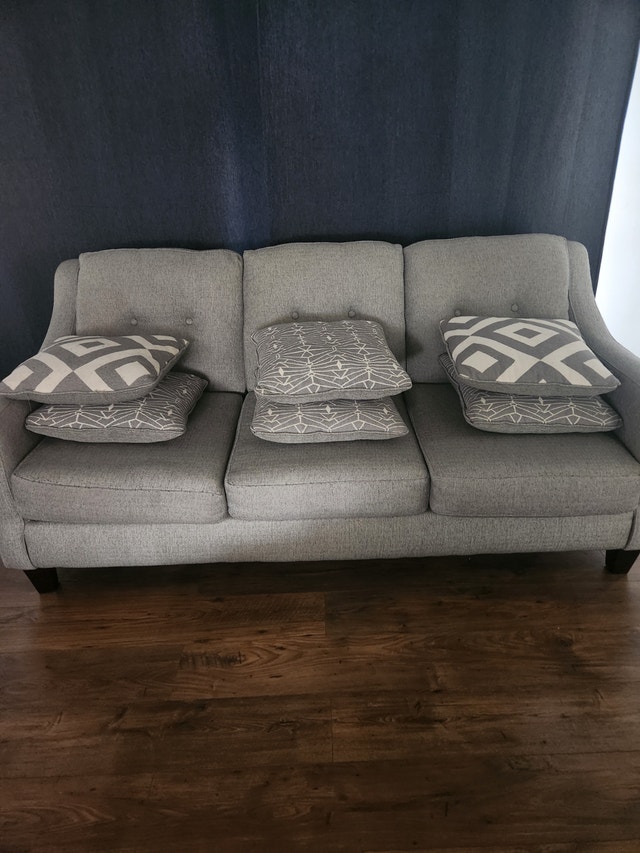 Linen Look Sofa - Cindy Crawford Collectio - photo 2