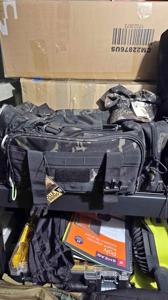 New Camo Tactical Duffel Bag MOLLE Webbing