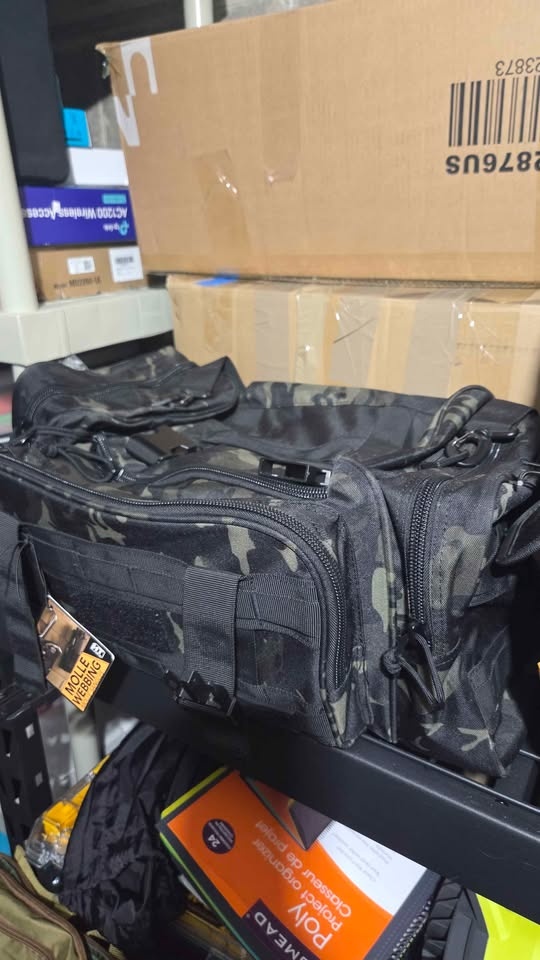 New Camo Tactical Duffel Bag MOLLE Webbing - photo 3