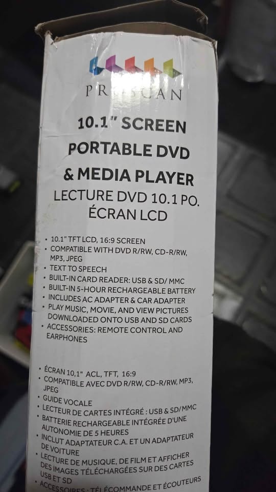 Proscan 10.1" Portable DVD Media Player - photo 3