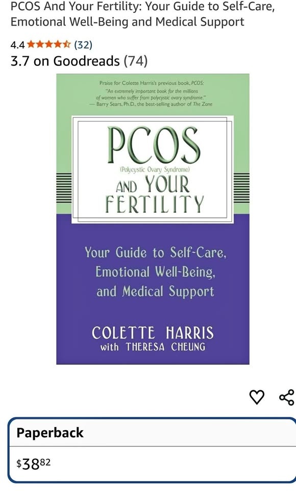 PCOS And Your Fertility Paperback Book
