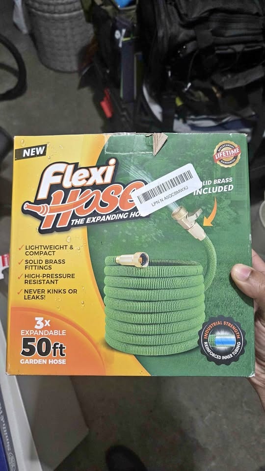 New Flexi Hose 50ft Expanding Garden Hose