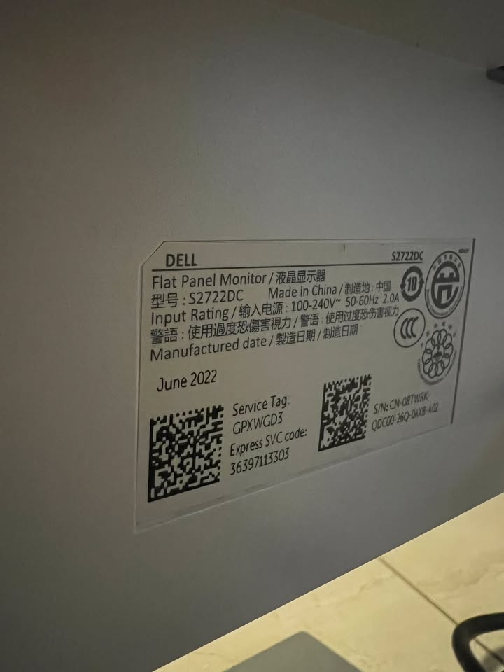 Dell 27" QHD USB-C Monitor S2722DC 1440p IPS - photo 5