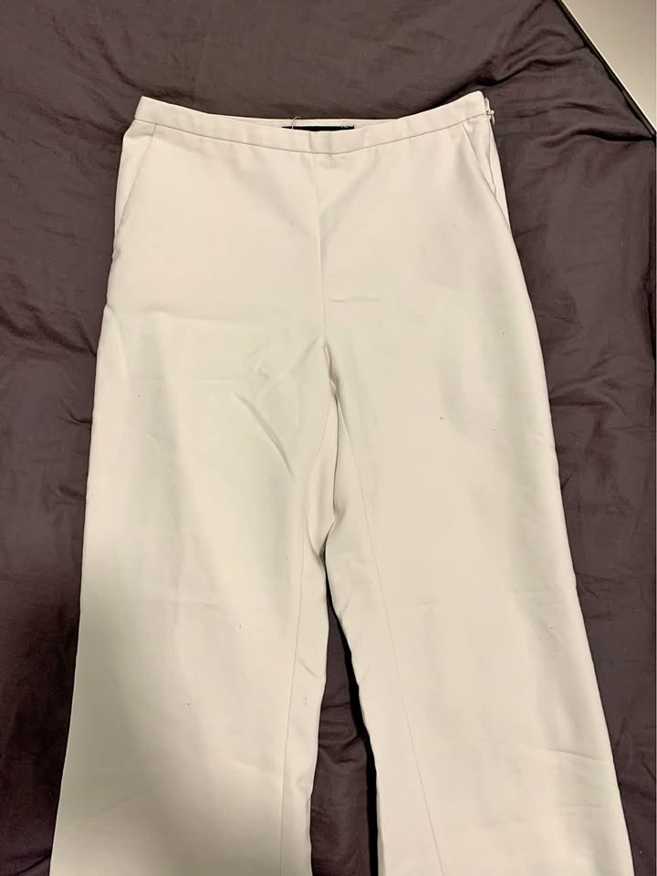 Zara Basic White Pants