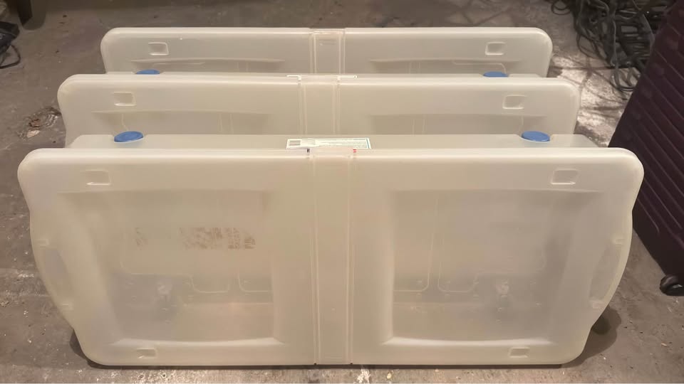 Rubbermaid Wheeled Underbed Storage Boxes X3 - photo 3