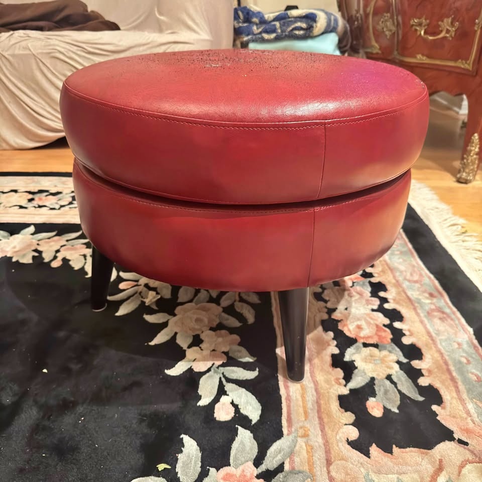 Red Ottoman
