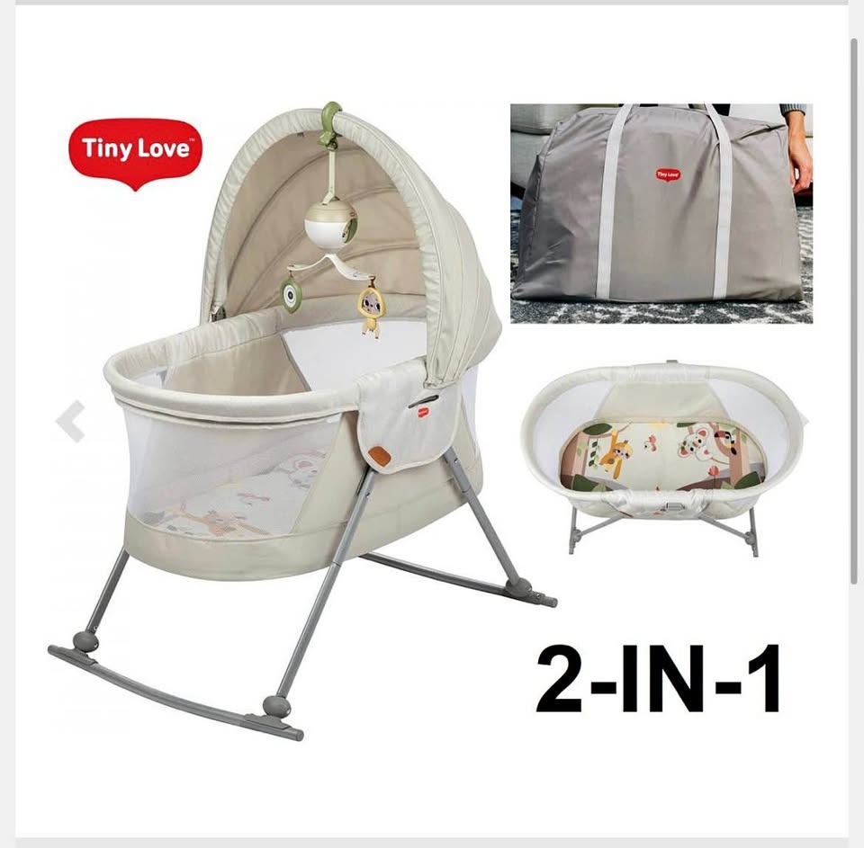 Brand New Tiny Love 2-in-1 Bassinet – $75