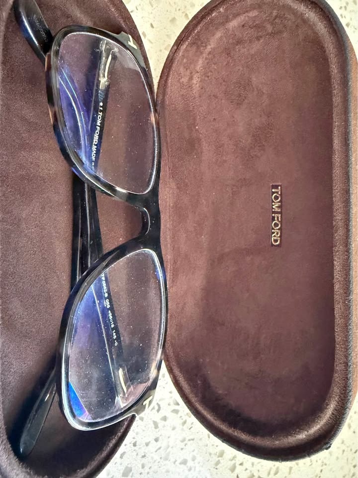 Tom Ford TF 5662-B Blue Tortoise Eyeglasses Frames