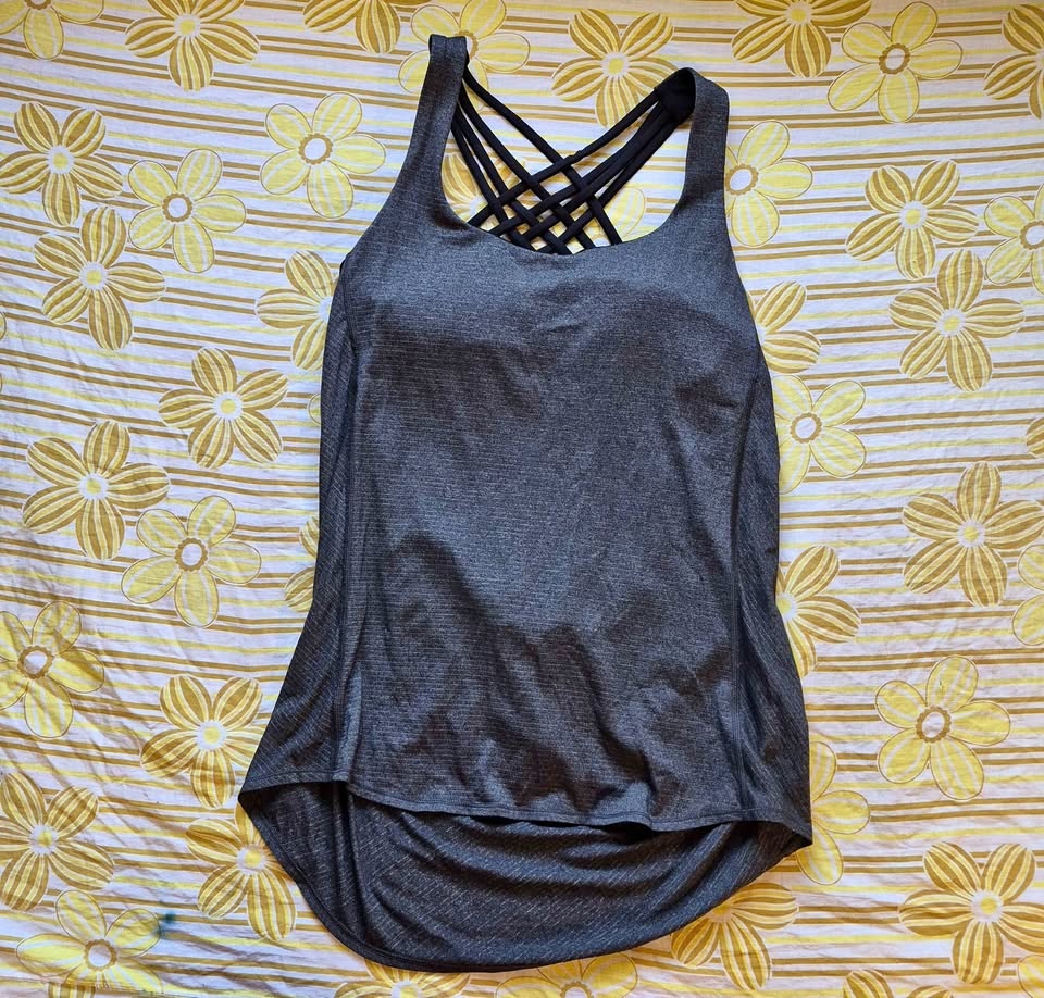 Lululemon strappy grey 'Wild Tank'
