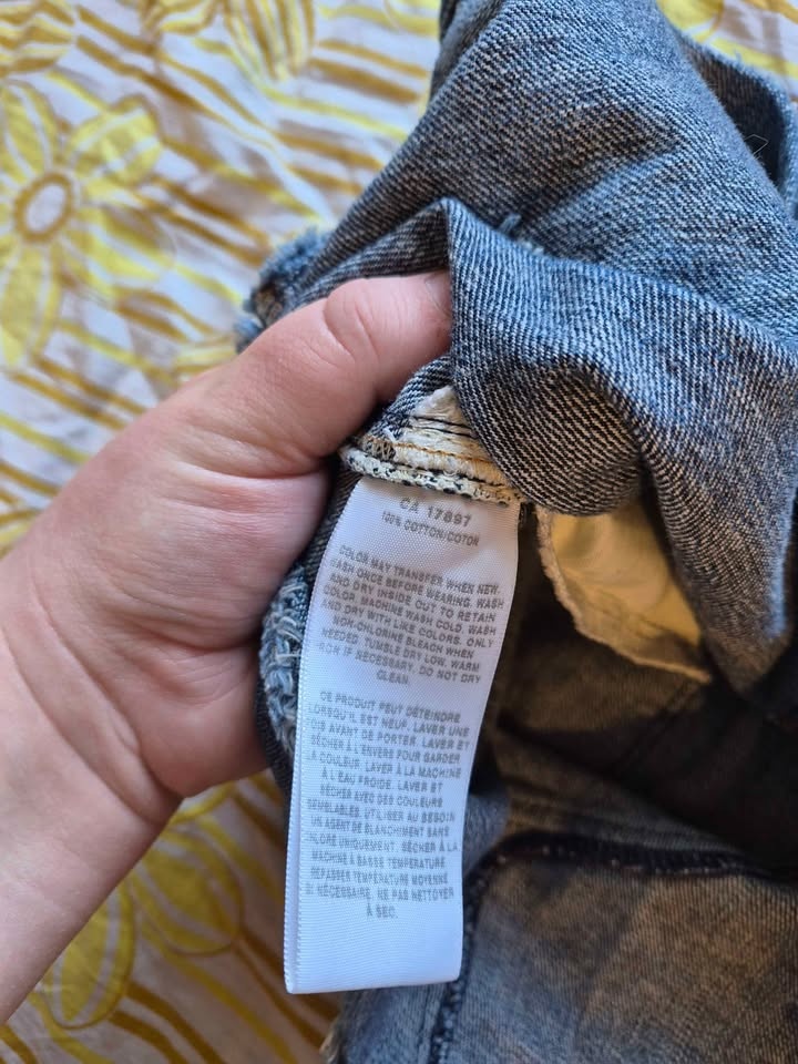 Gap Denim Mini Skirt with Frayed Hem - photo 5
