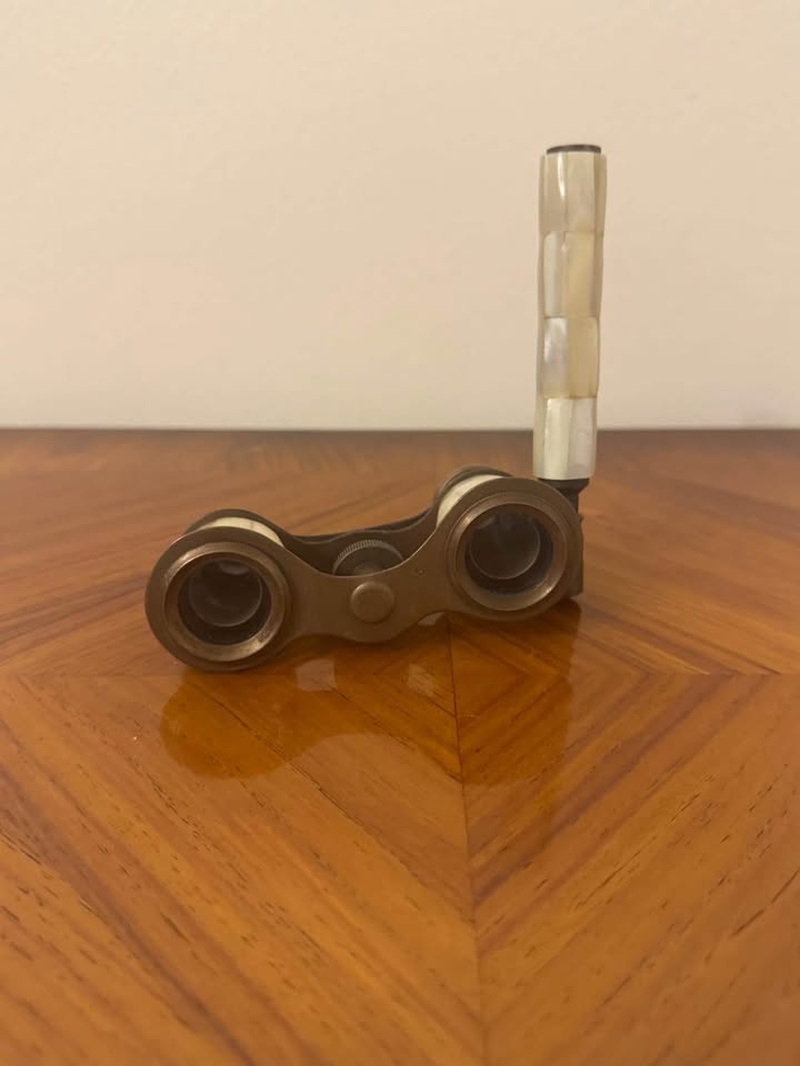 1800s German Ivory-Plated Opera Binoculars - photo 3