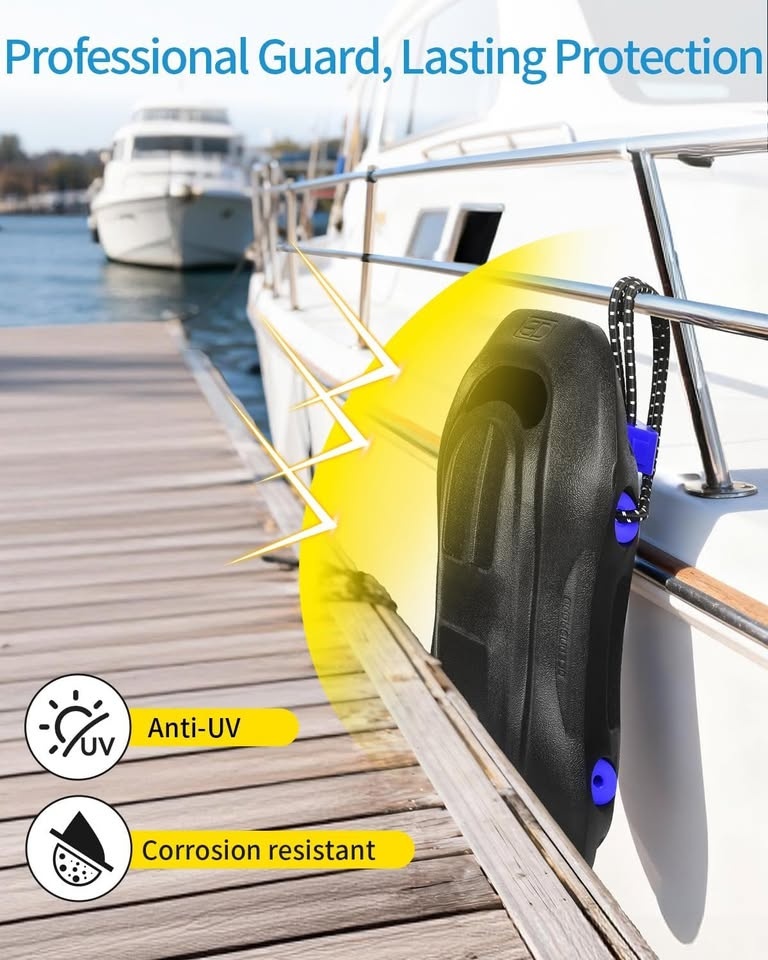 EVA Boat Fenders – 17” × 8” Dock Bumpers (2‐Pack) - photo 3