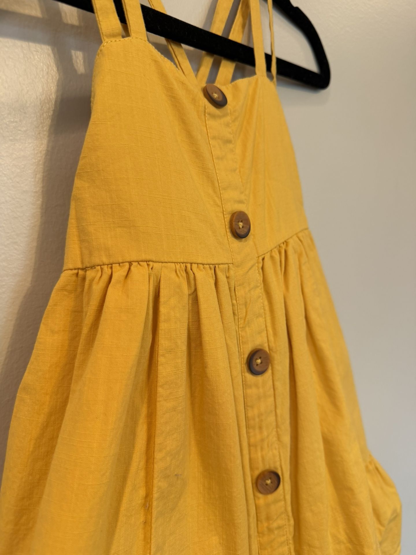 Toddler Girls Size 4 Golden Yellow Pullover Dress $10 - photo 4