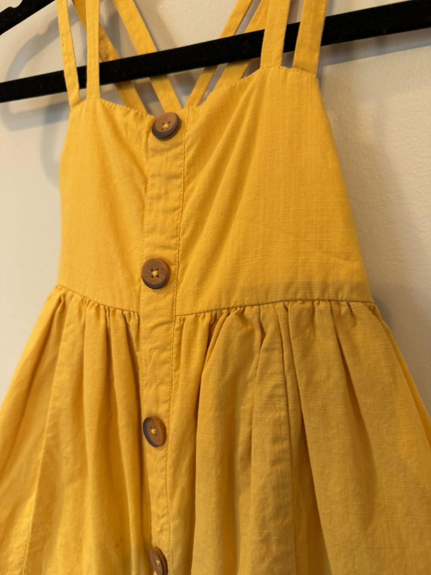 Toddler Girls Size 4 Golden Yellow Pullover Dress $10 - photo 5