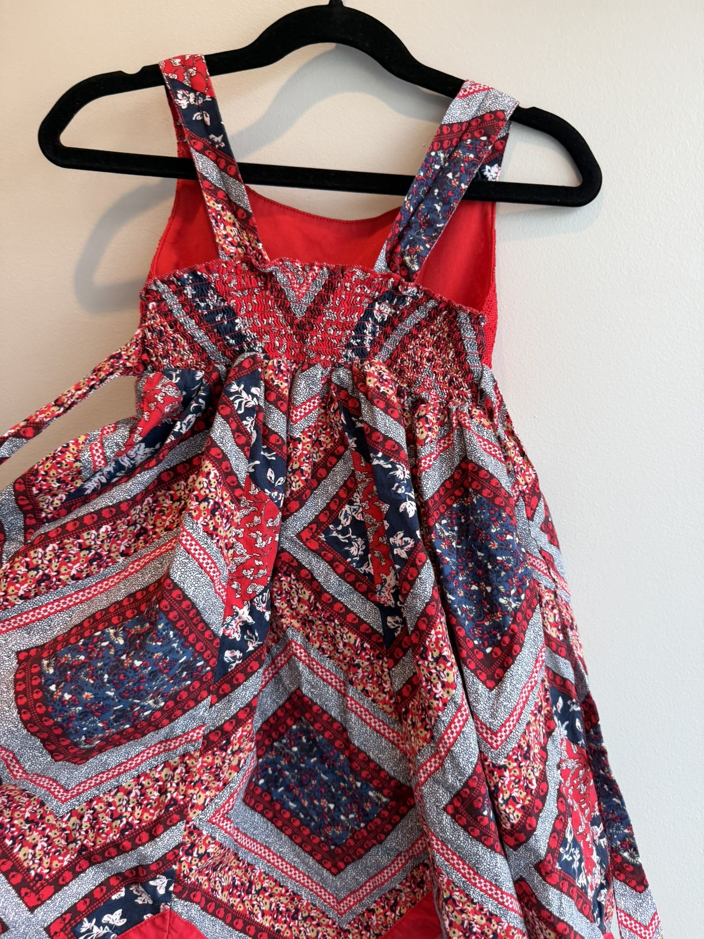 Like New Little Girl Size 4/5 Summer Dress - America Theme - photo 2