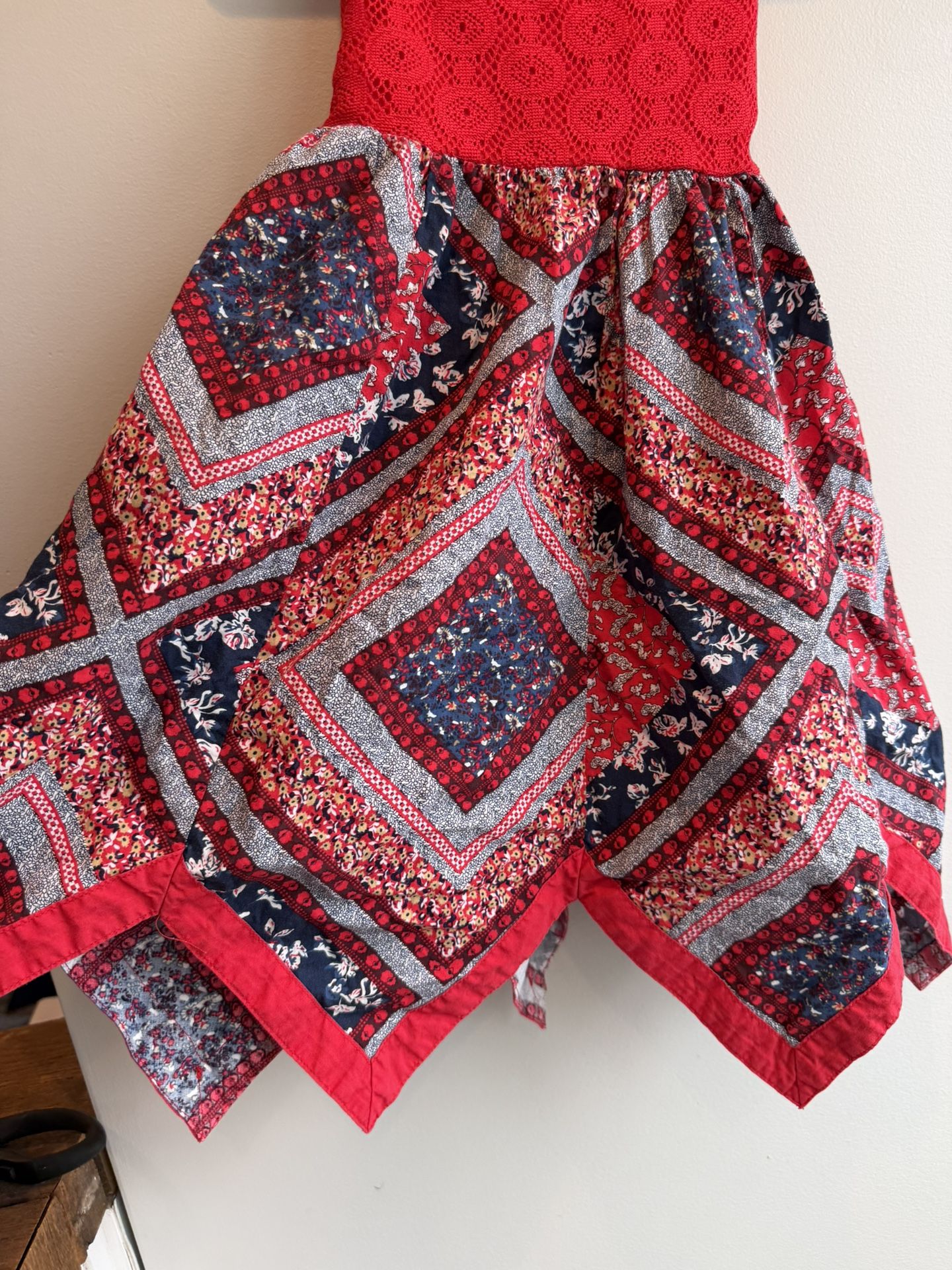 Like New Little Girl Size 4/5 Summer Dress - America Theme - photo 3