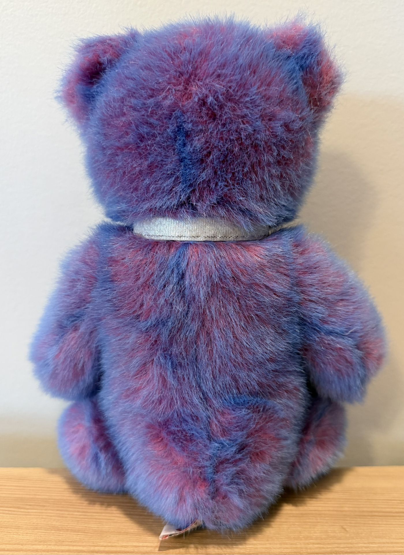 Vtg Ty Classic Beanie Baby Purplebeary Teddy Bear 14" Plush Purp - photo 4