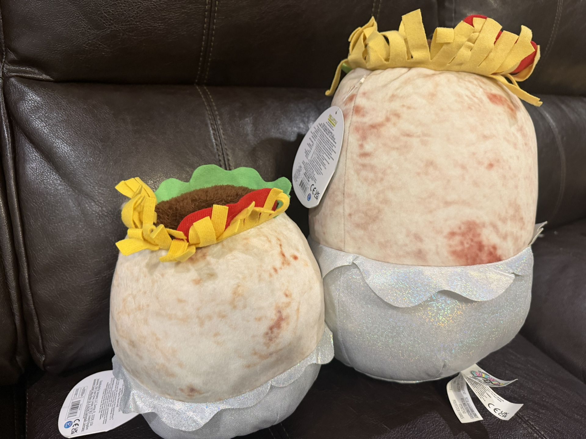 Squishmallows Bernardo Burrito Flipamallows 14" & 8" - photo 2