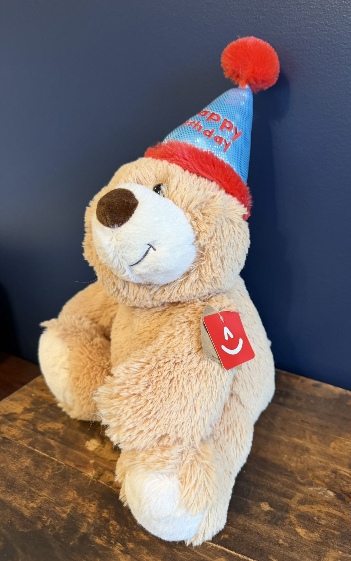 NWT Happy Birthday plush teddy Bear 14” with Birthday Hat $8 - photo 5