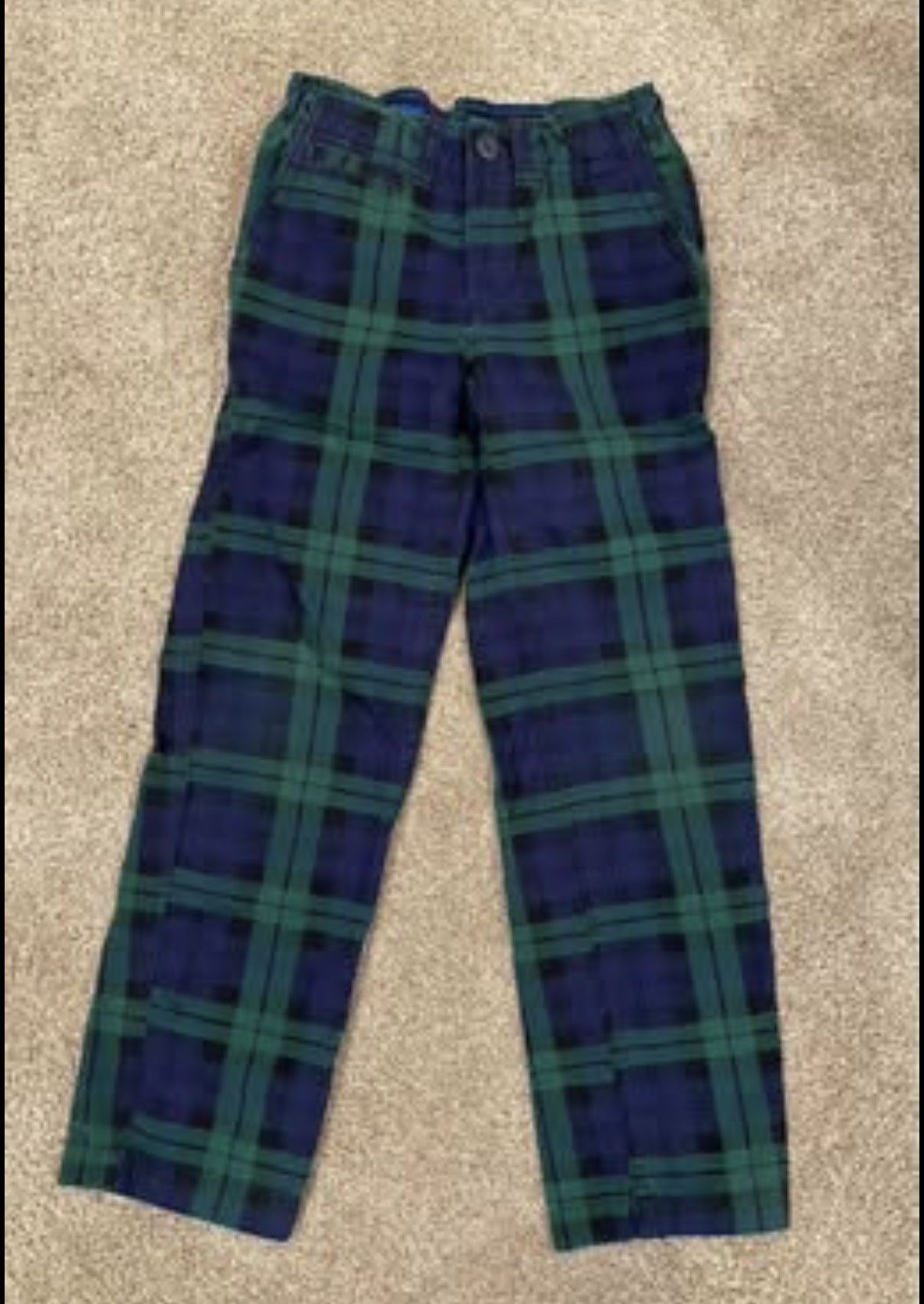 Little Boys Green & Blue Plaid Pants $8 - St. Patrick's Day